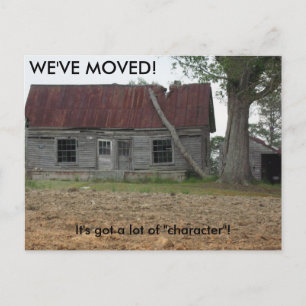 We've Moved Change Of Address Postcard