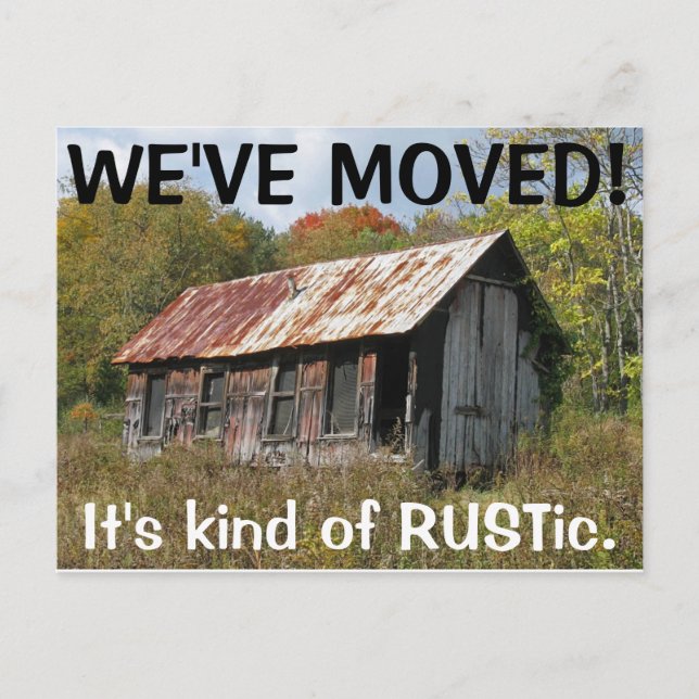 We've Moved Change Of Address Postcard (Front)