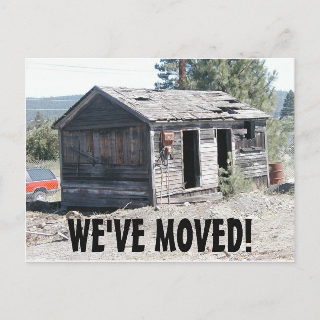 We've Moved Change Of Address Postcard (Front)