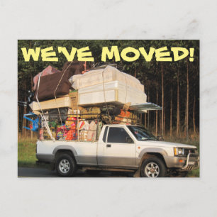 We've Moved Change Of Address Postcard