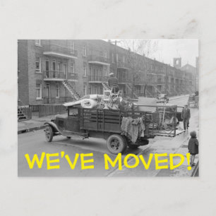 We've Moved Change Of Address Postcard