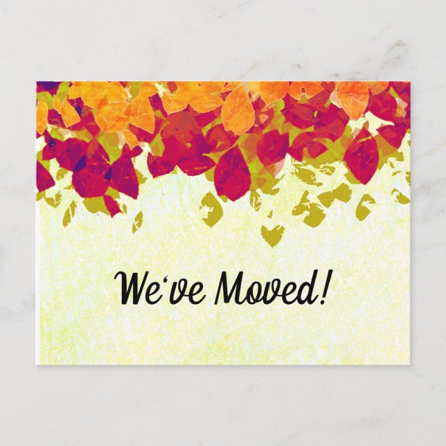We've Moved Change of Address Postcard (Front)