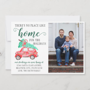 We've Moved Christmas Car Photo Holiday Moving Announcement