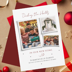 We've Moved Christmas Holiday Family Photos Moving