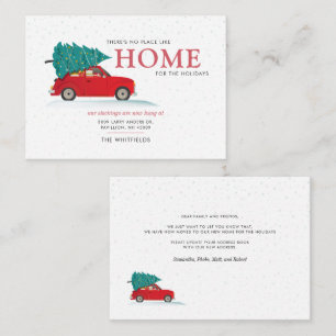 We've Moved Christmas Holiday Moving Card