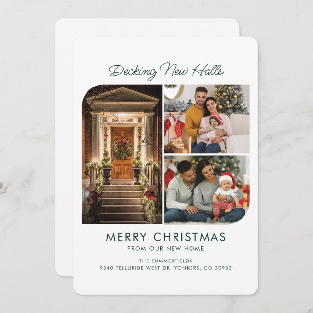 We've Moved Christmas Holiday Script Moving (Front/Back)