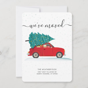 We've Moved Christmas Moving Holiday Card