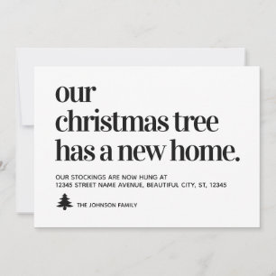 We've Moved Christmas Tree Has A New Home Moving Announcement