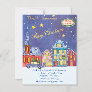 We've Moved Christmas Village Flat Move  Announcement