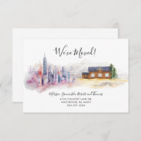 We've Moved City to Country Moving Announcement