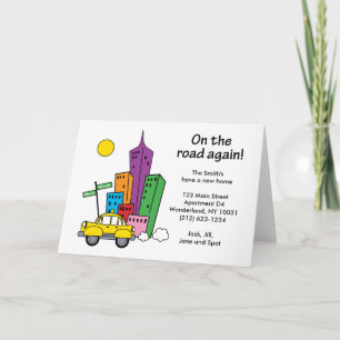 We've Moved Cityscape Card Horizontal