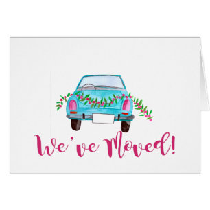 We've Moved Classic Christmas Car