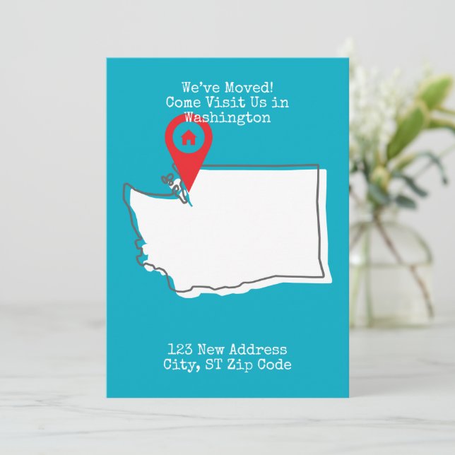 We've Moved! Come Visit Us in Washington Announcement (Standing Front)