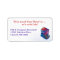 We've moved! Custom Red Canoe Address Label