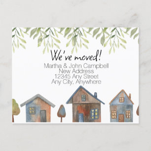 We've Moved Editable New Address Postcard