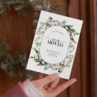 We've Moved Farmhouse Announcement Postcard