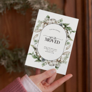 We've Moved Farmhouse Announcement Postcard