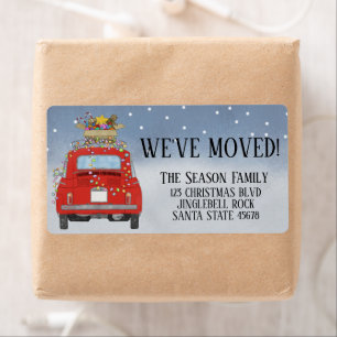 We've Moved Fiat 500 Christmas String Lights