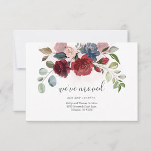 We've Moved Floral New Address Announcement