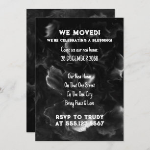 We've Moved Home Blessing New House Warming Party  Invitation