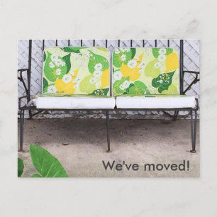 We've Moved! Modern Colourful New Address Postcard