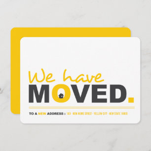 We've Moved Moving Announcement Housewarming Party