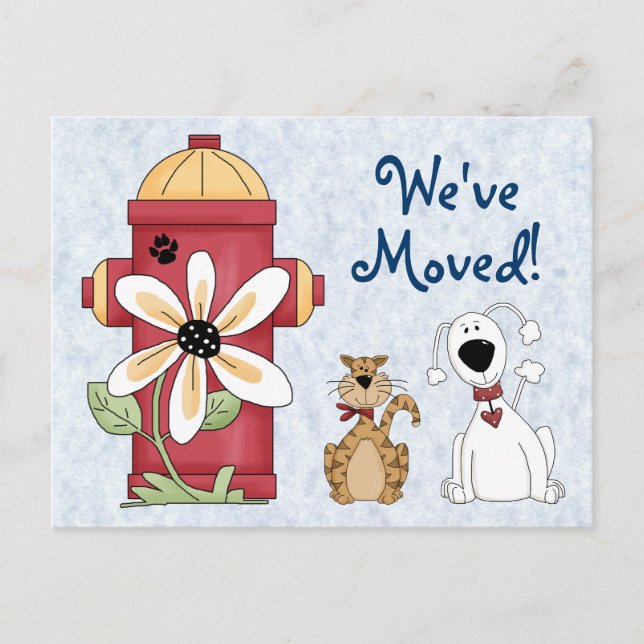 We've Moved Moving Announcement Postcard (Front)