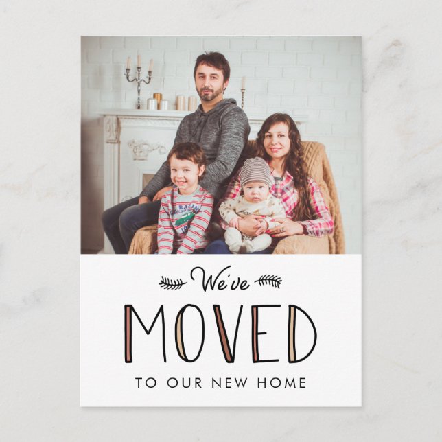 We've Moved | Moving Announcement Postcard (Front)