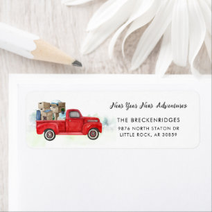 We've Moved Moving Announcement Return Address Label