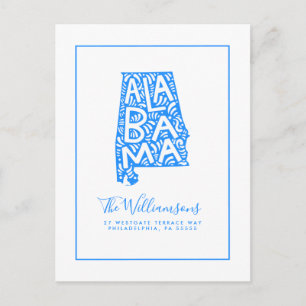 We've Moved   New Address   Alabama Postcard