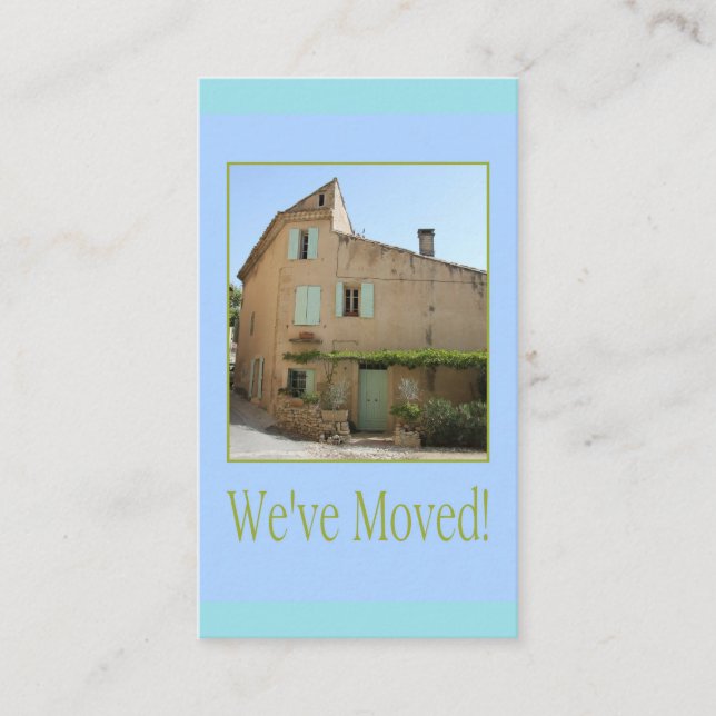 We've Moved - New Address Announcement (Front)