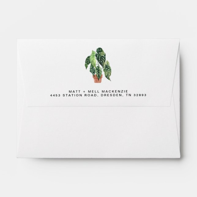 We've Moved New Address Announcement Envelope (Back (Top Flap))