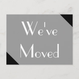 We've Moved New Address Announcement Postcard