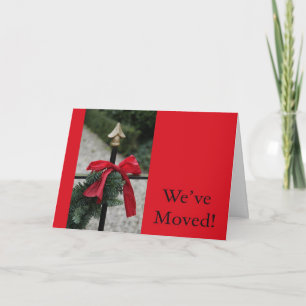 We've Moved - New Address Christmas Card