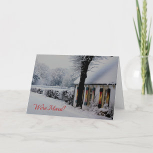 We've Moved - New Address Christmas Card