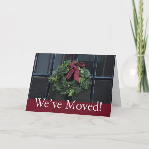 We've Moved - New Address Christmas Card