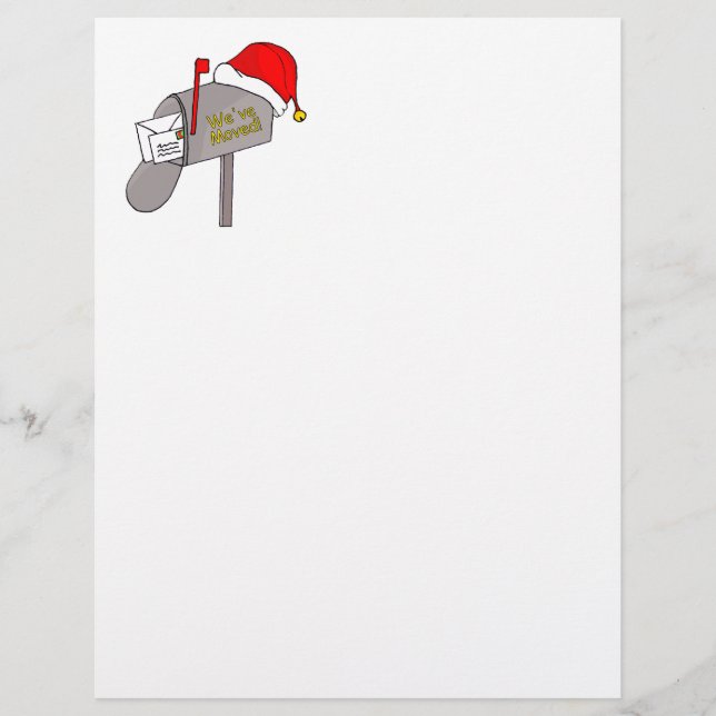 We've Moved! New Address Letterhead (Front)