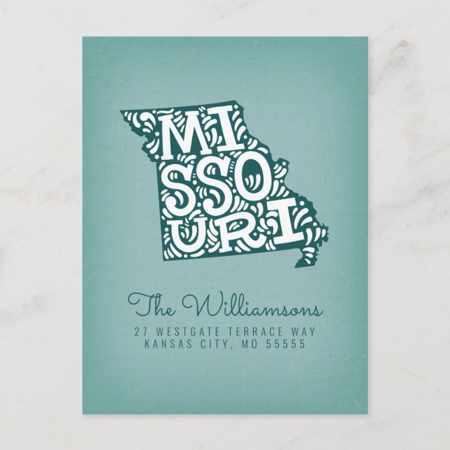 We've Moved | New Address | Missouri Postcard (Front)