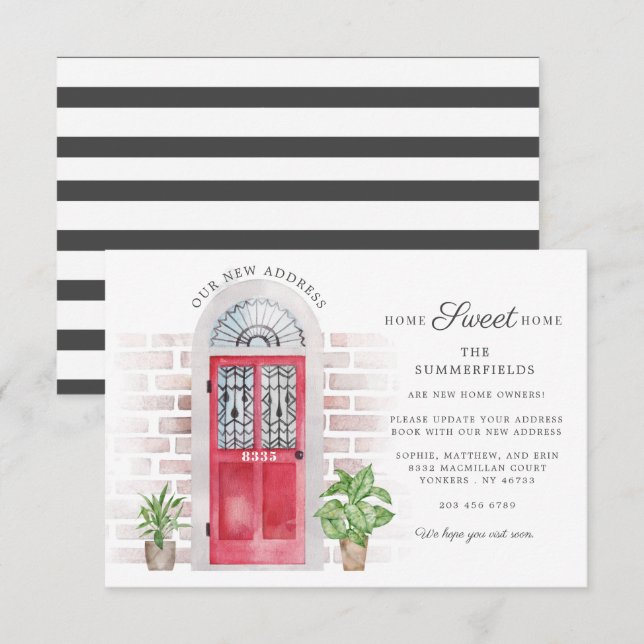 We've Moved New Address Moving Announcement (Front/Back)