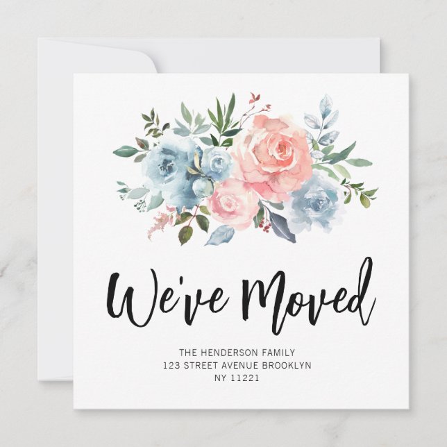 WE'VE MOVED | new address moving announcement (Front)