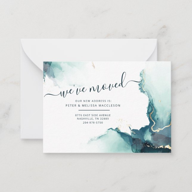 We've Moved New Address Moving Announcement (Front)