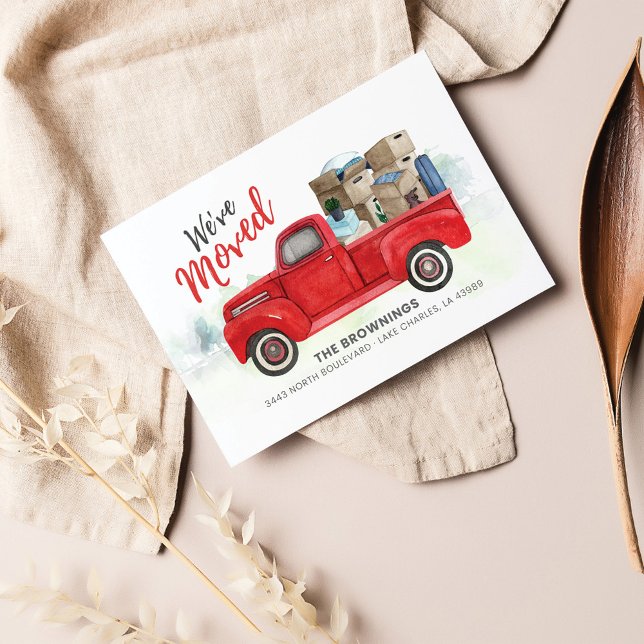 We've Moved New Address Moving Announcement Postcard (Creator Uploaded)