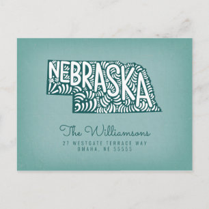 We've Moved   New Address   Nebraska Postcard