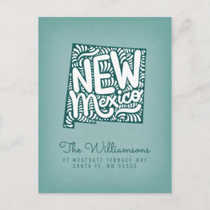 We've Moved   New Address   New Mexico Postcard