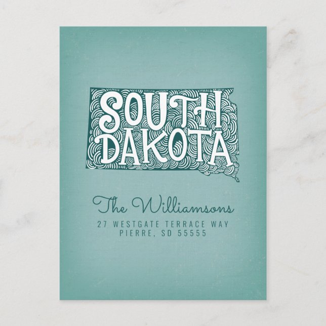 We've Moved | New Address | South Dakota Postcard (Front)