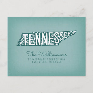 We've Moved   New Address   Tennessee Postcard