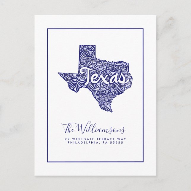 We've Moved | New Address | Texas Postcard (Front)