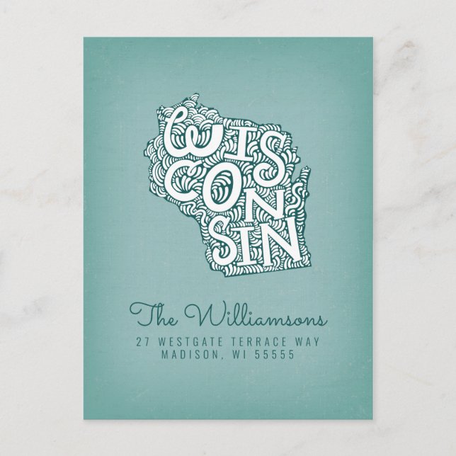 We've Moved | New Address | Wisconsin Postcard (Front)