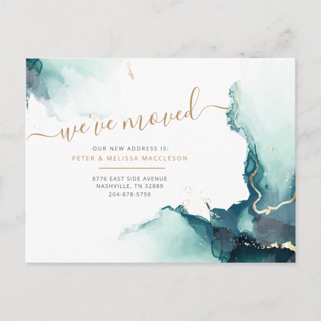 We've Moved New Home Address Announcement (Front)