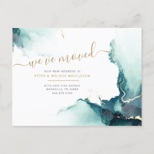 We've Moved New Home Address Announcement Postcard